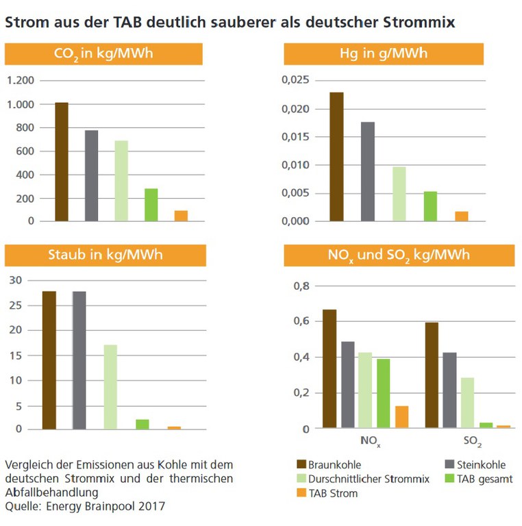 Vier Balkendiagramme in braun-braun